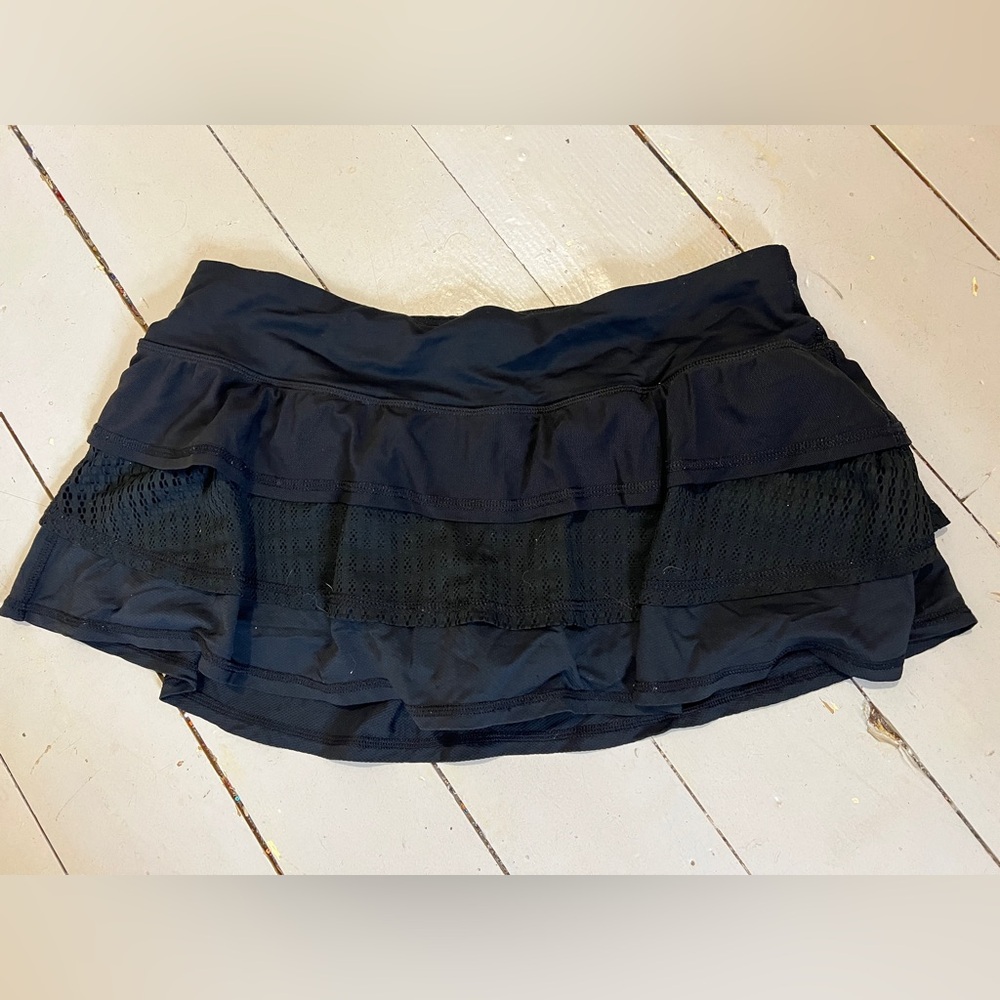 Lululemon Athletica Black Mini Skirt